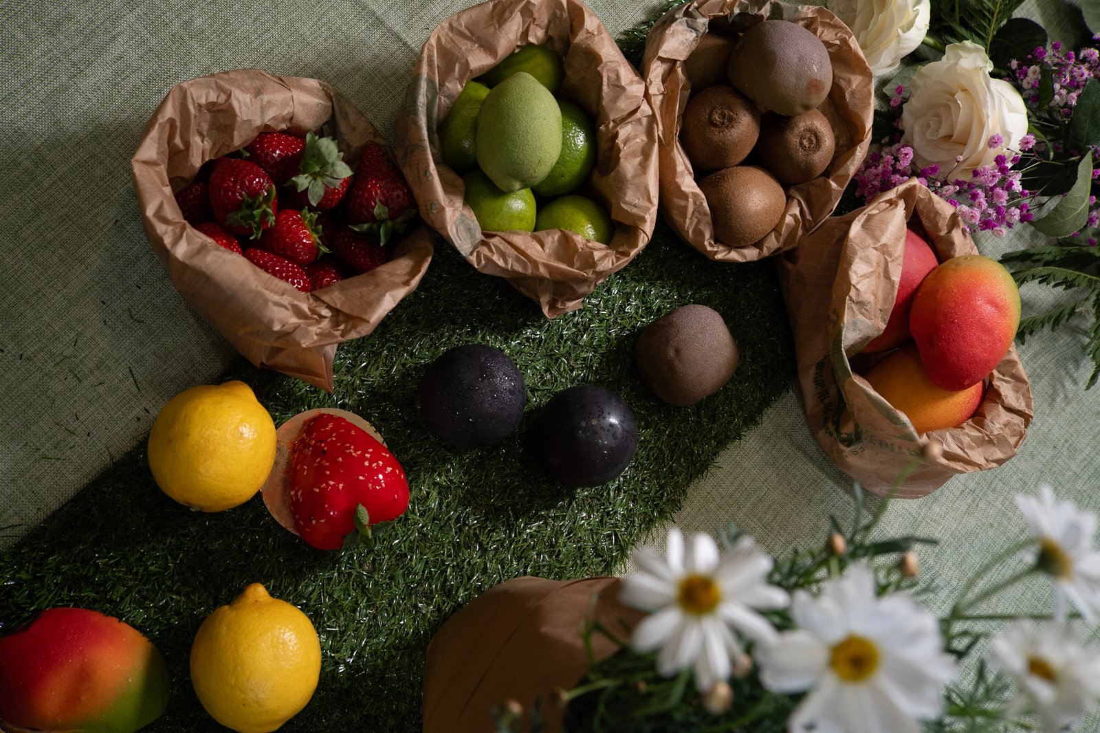 Dans le jardin des Ptits Freres - Trompe l'oeil