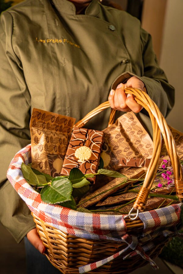 Tablette de Chocolat Fourrée - Taille Moyenne - Les P'tits Frères