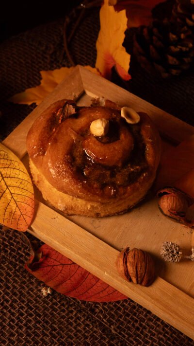 Roulé (Cinnamon Rolls) au Chocolat Noisette